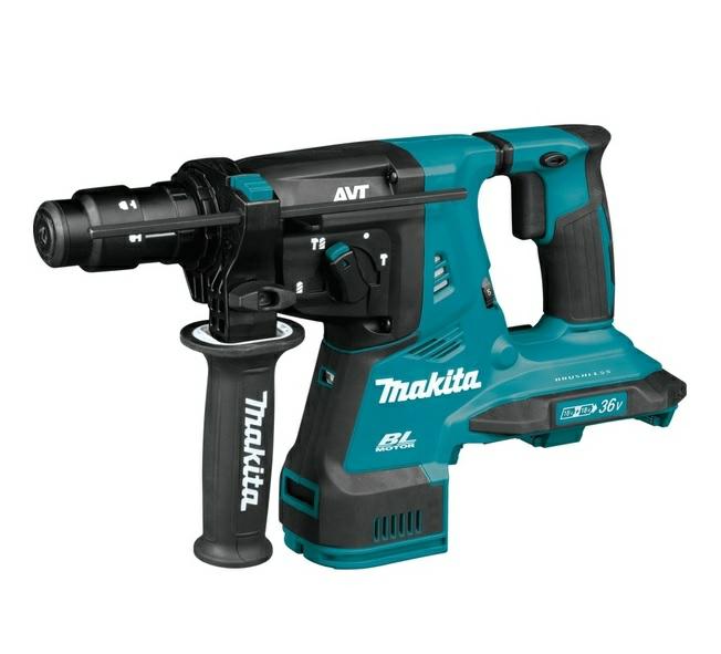 Makita hamer sds+ 18vx2 dhr283zu 2,9j bl + houder 13mm + module aws