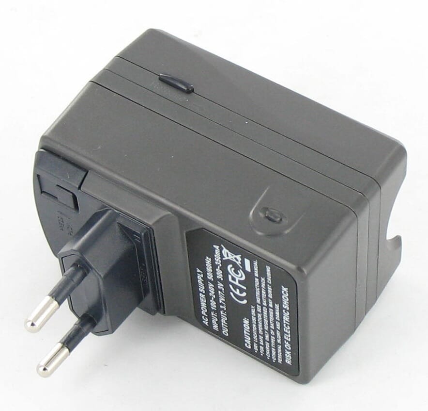 Yanec acculader set voor cr123, cr2