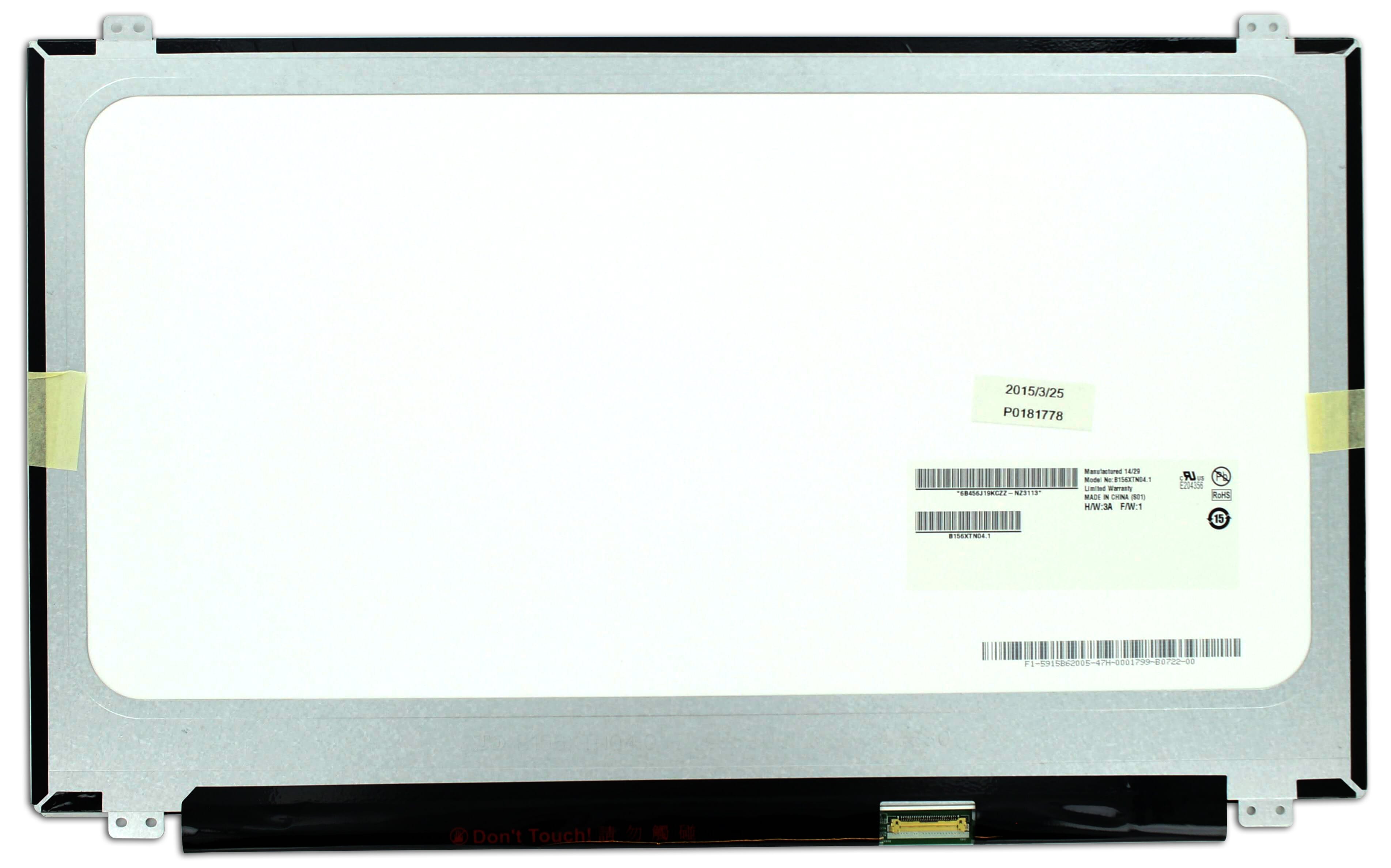OEM 15,6-Zoll-LCD-Bildschirm 1366x768 MAT 30pin EDP