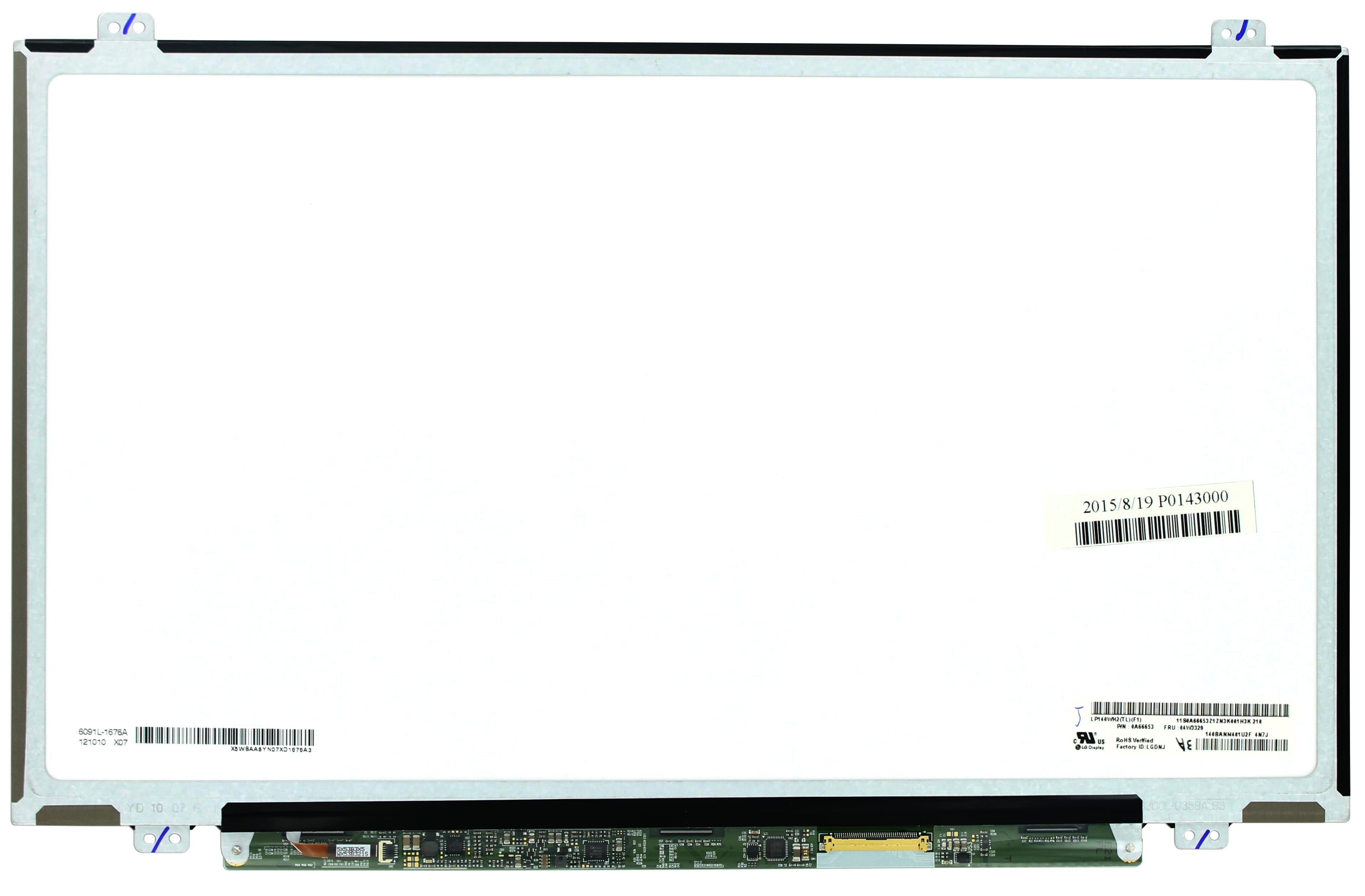 OEM 14,0-Zoll-LCD-Bildschirm 1366x768 Matt 40Pin