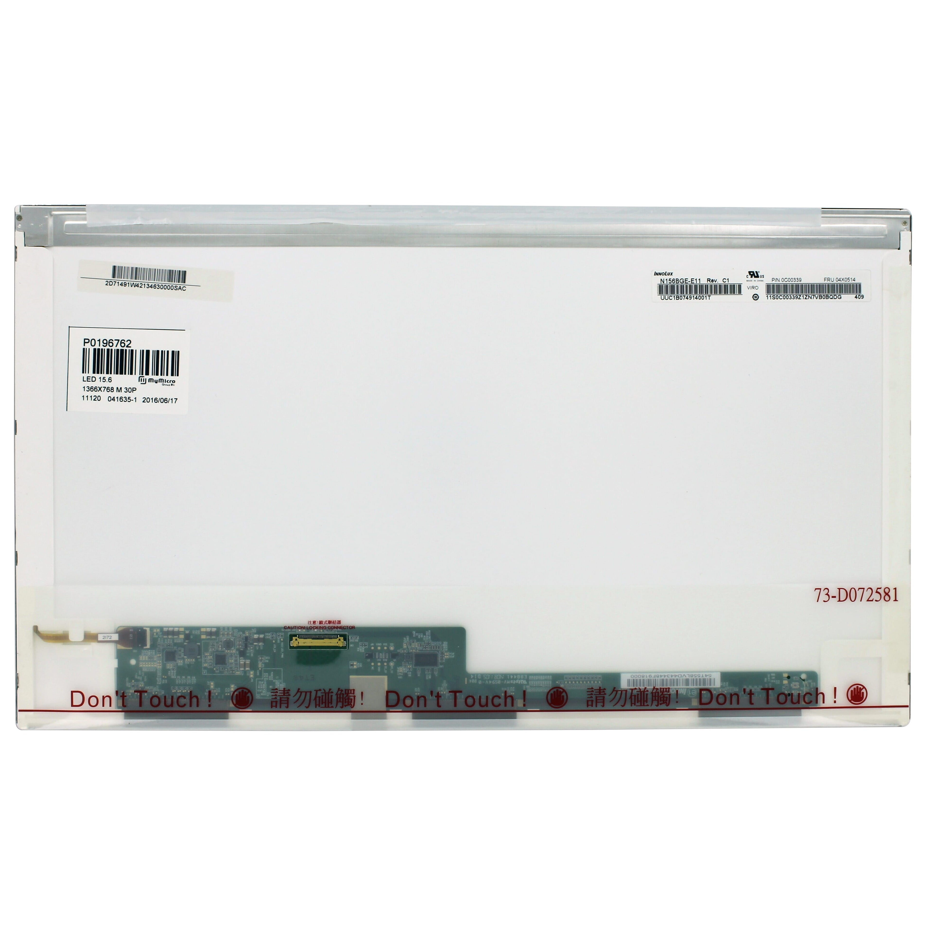 OEM 15,6-Zoll-LCD-Bildschirm 1366x768 MAT 30pin EDP