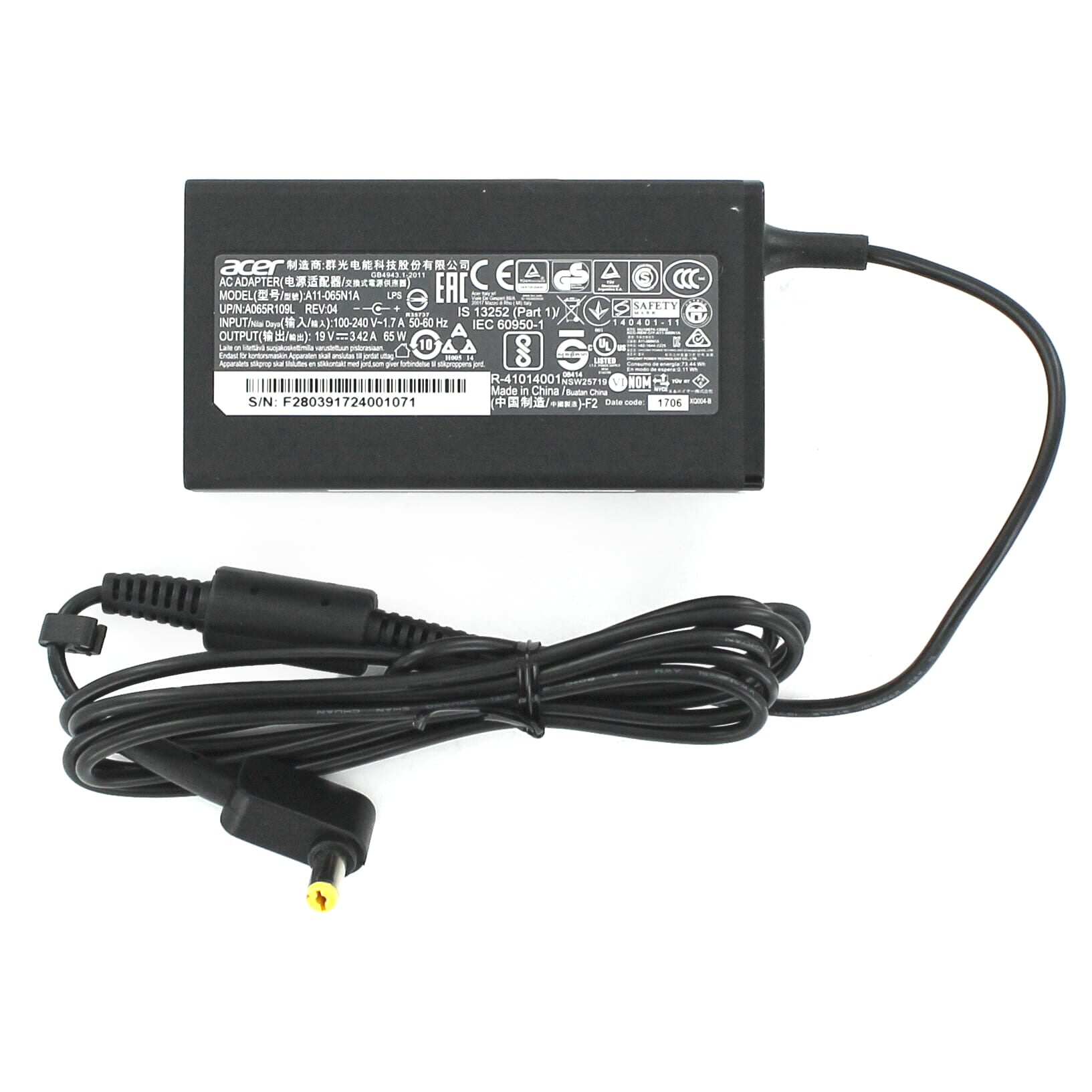 Acer Laptop-Netzteil 65W