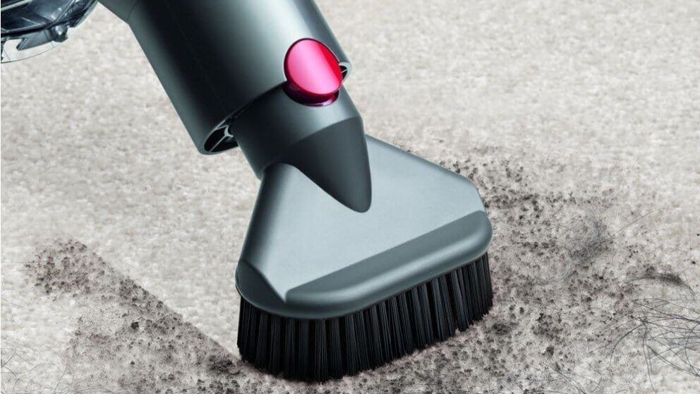 Dyson-Pinsel für herznäckigen Schmutz