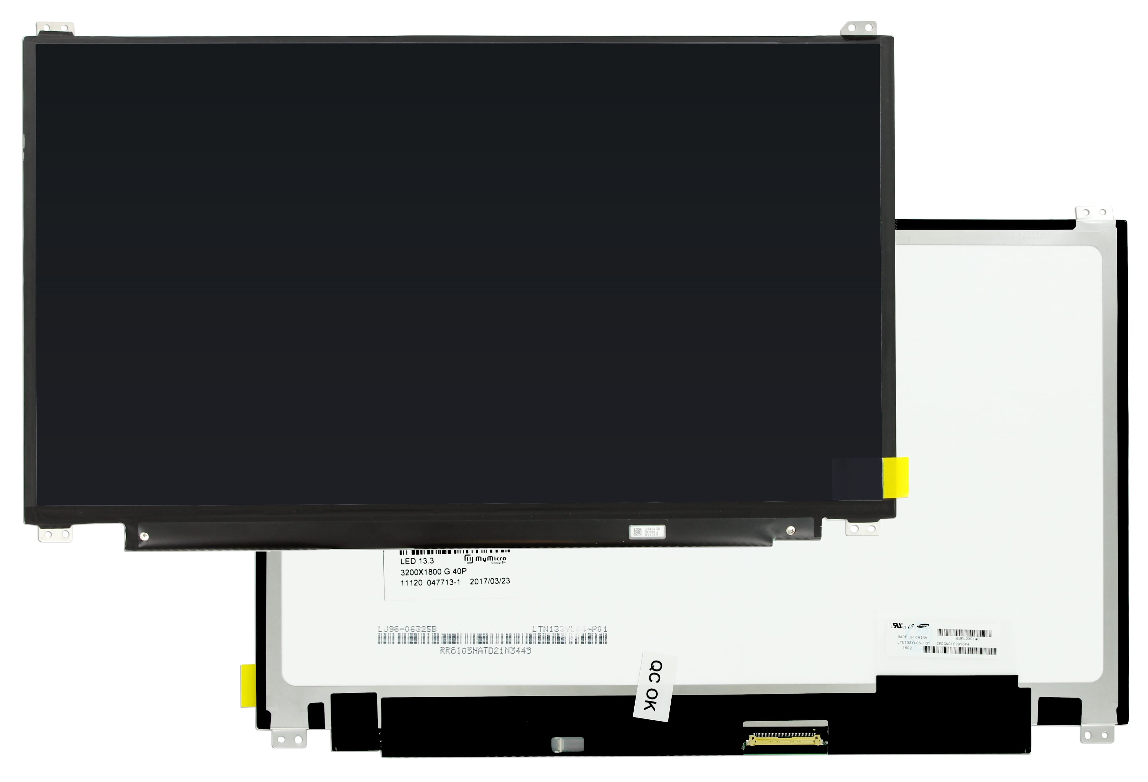 OEM 13,3 Zoll LCD-Bildschirm 3200x1800 Shine 40Pin