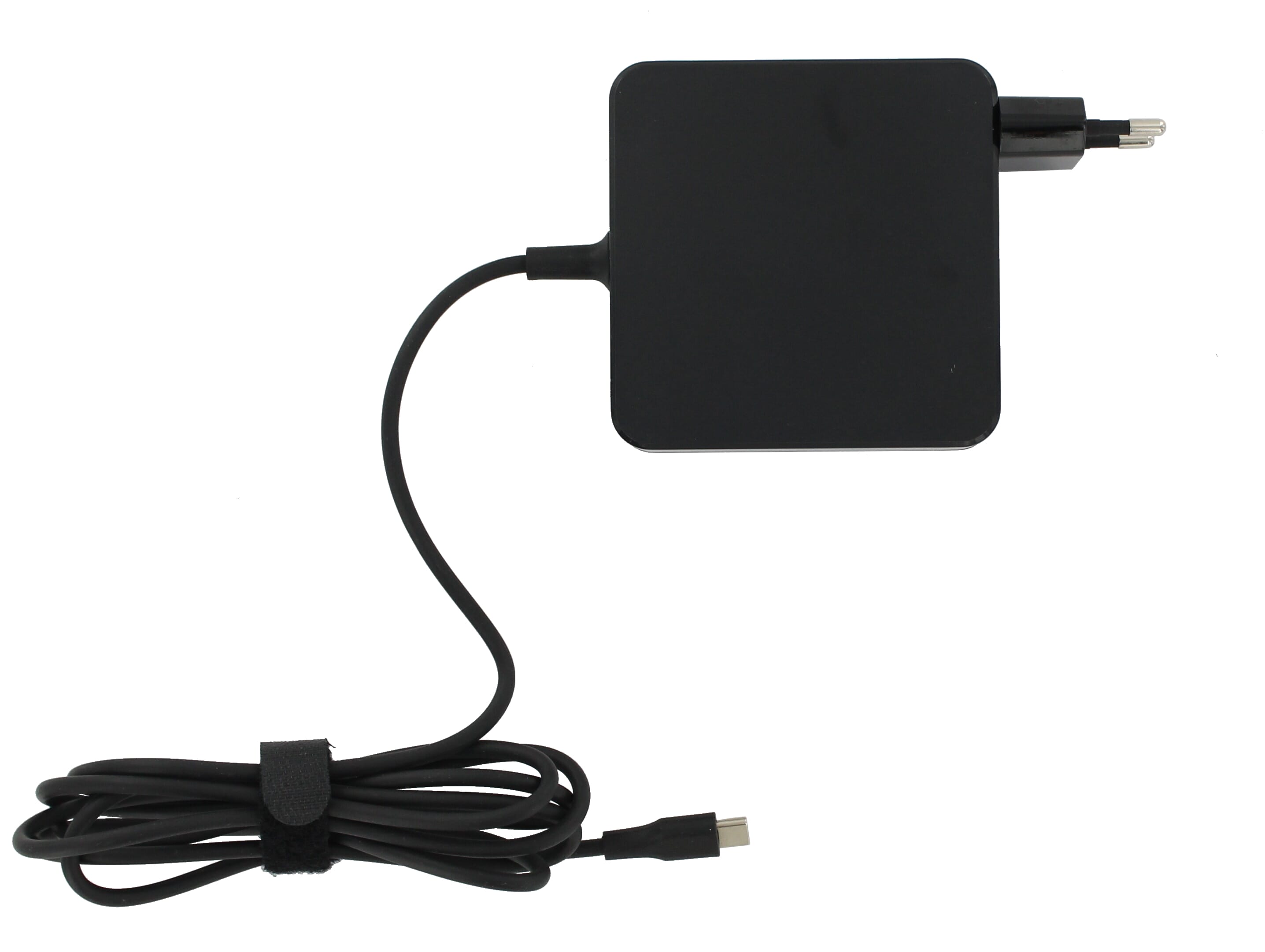 Ersatzlaptop USB-C Wandladegerät 87W Schwarz