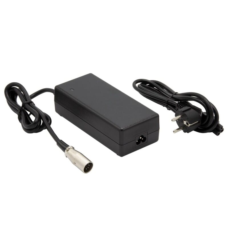 Acculader e-bike 42v 2a 5-polig xlr