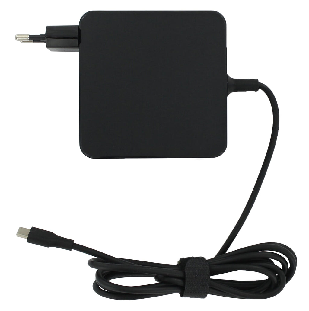 Ersatzlaptop USB-C Wandladegerät 87W Schwarz