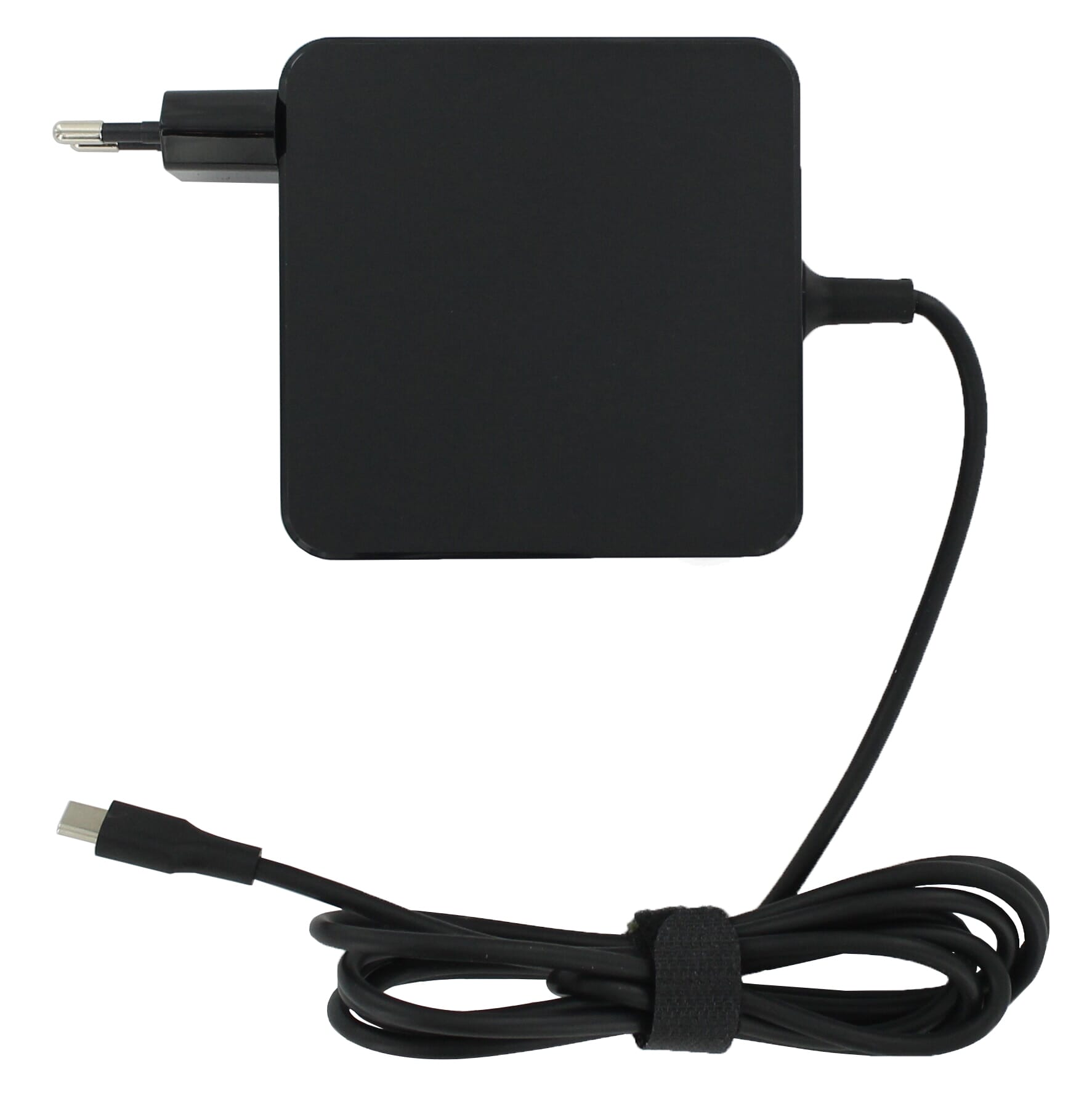 Ersatzlaptop USB-C Wandladegerät 87W Schwarz