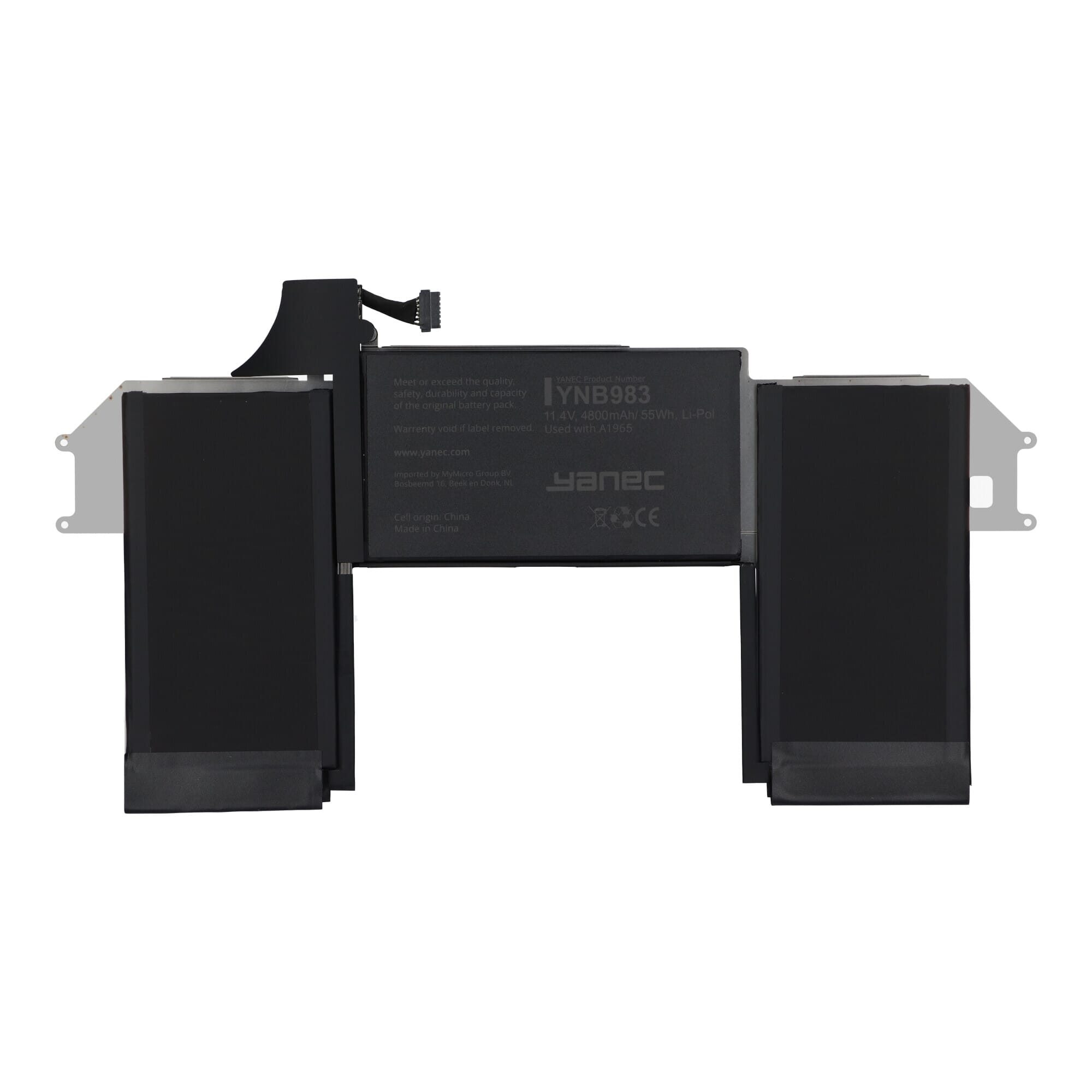 Yanec MacBook Akku 4800 mAh
