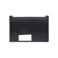 HP Laptop - Tastatur QWERTY US + Top Cover - Grau