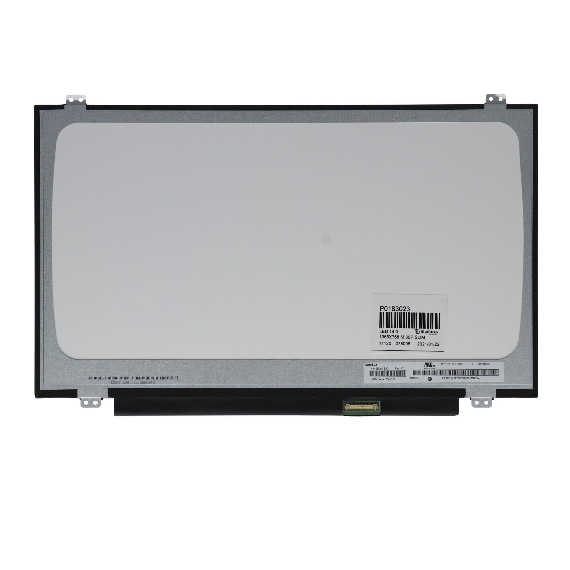 14.0 inch lcd scherm 1366x768 glans 30pin edp