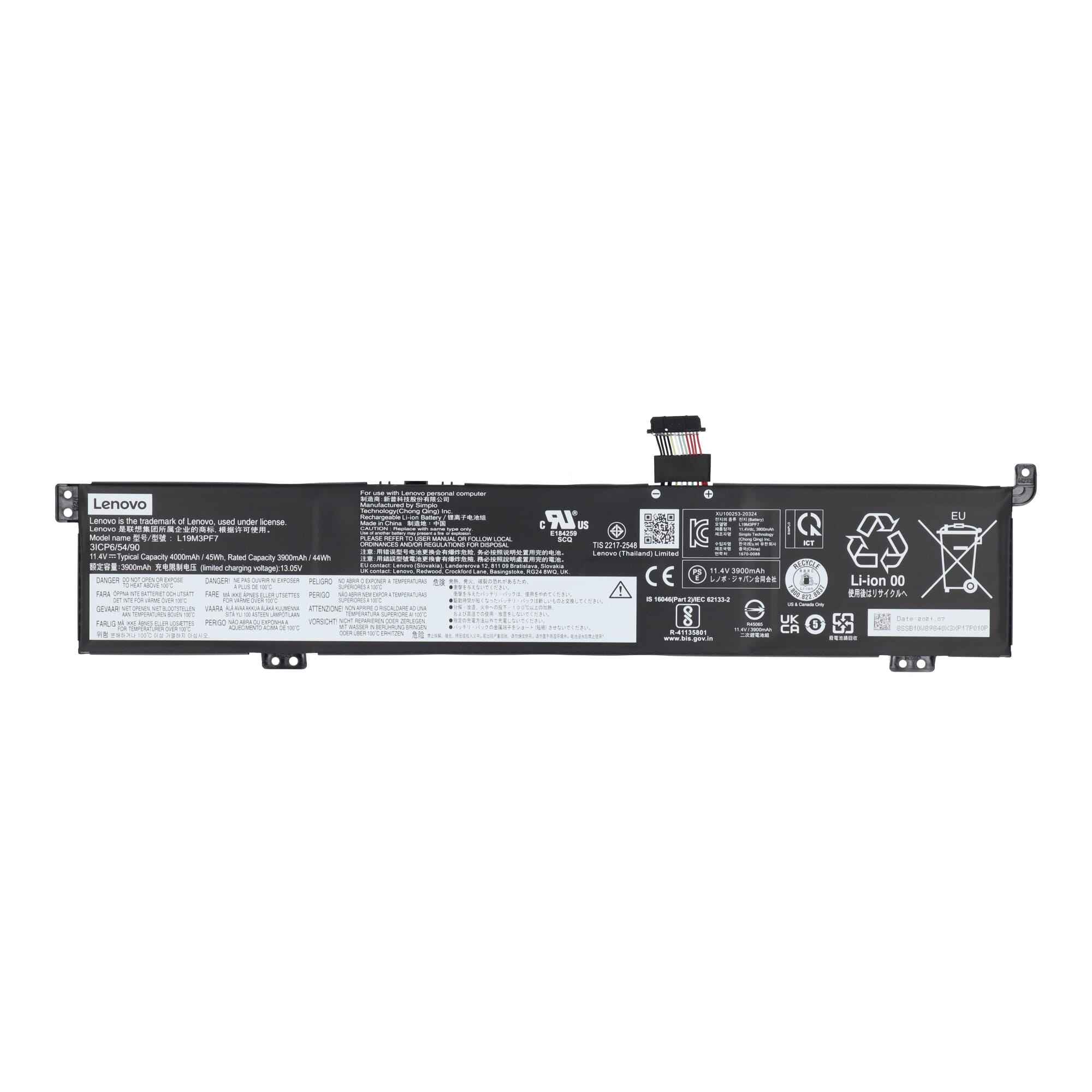 Lenovo -Laptop -Akku 3900 mAh