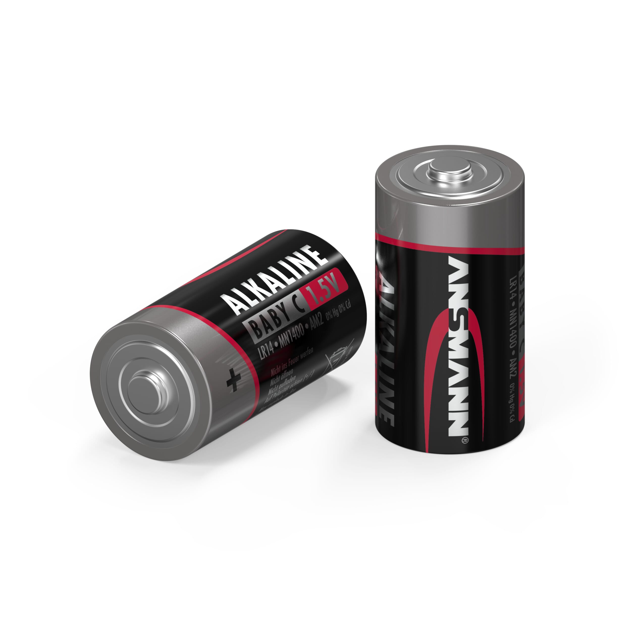 Ansmann Alkaline-Batterie Baby C LR14, 4 Stück. Filmgröße reduzieren