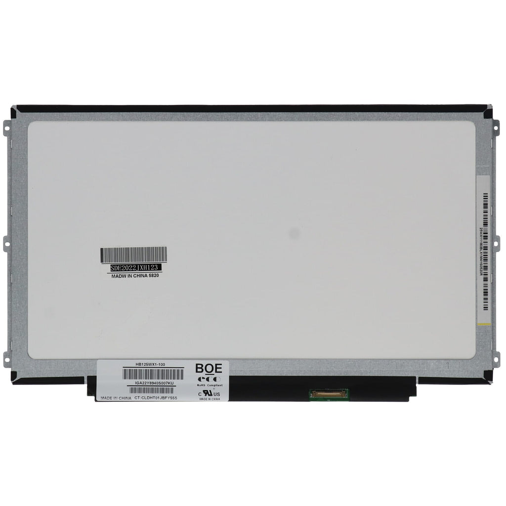 12.5 inch lcd scherm 1366x768 mat 30pin edp