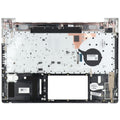 Ty hp laptop toetsenbord qwer us + top cover - zilver