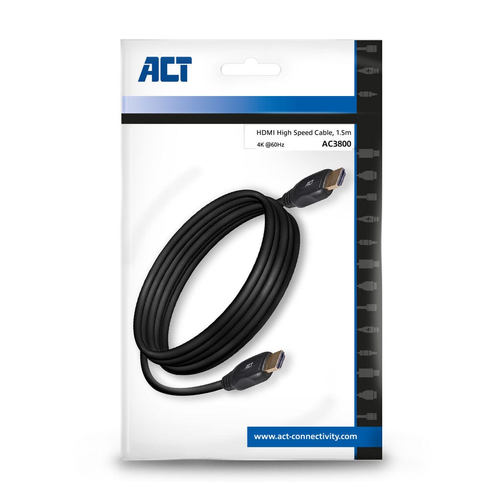 Act hdmi-kabel ac3800 zwart