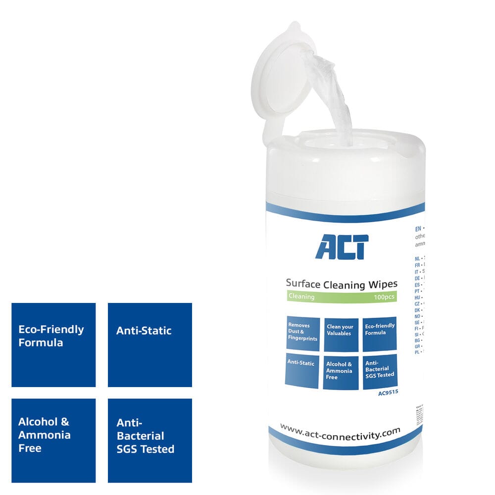 Act schoonmaakdoekjes, 100st