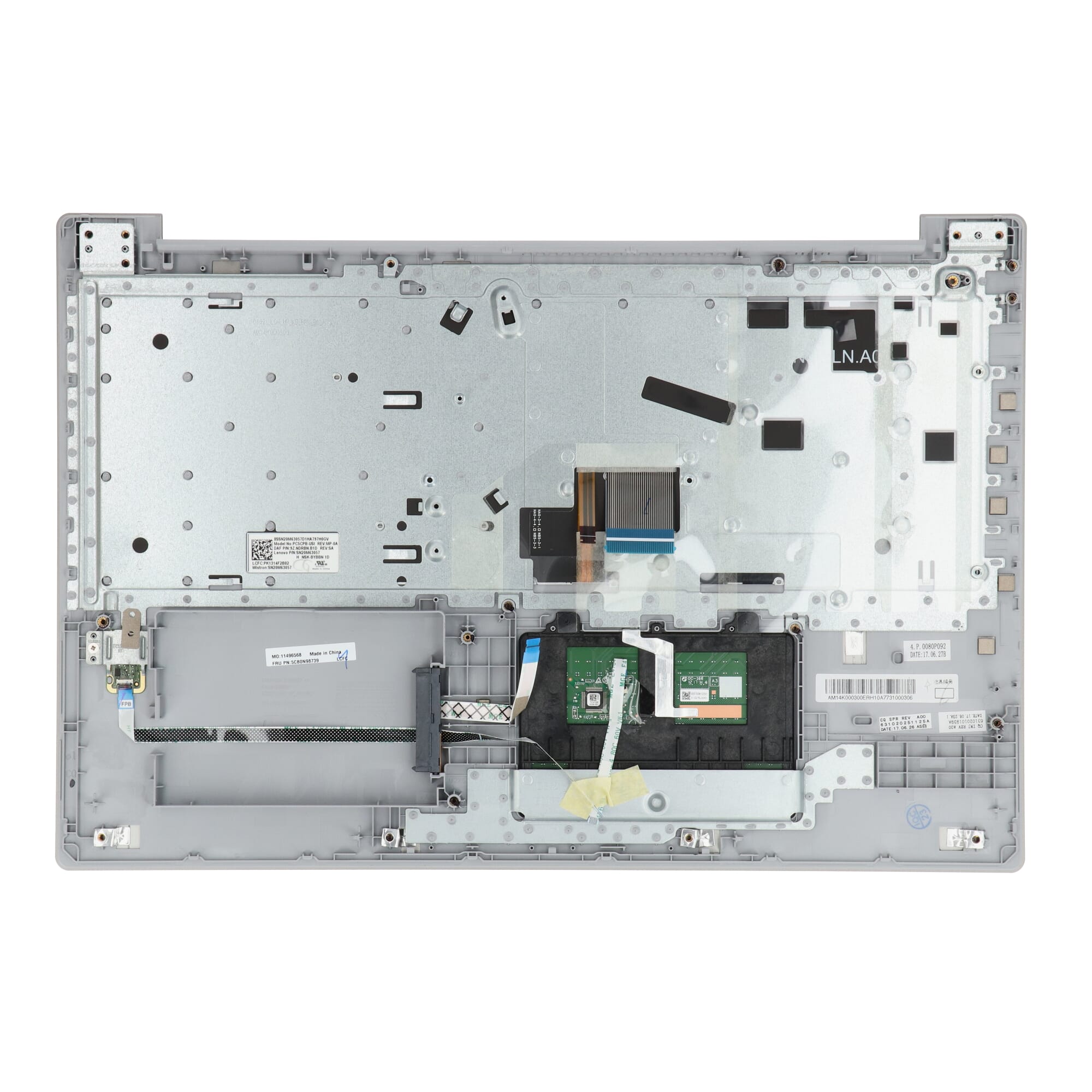 Lenovo Laptop-Tastatur QWERTY US + Deckel, hintergrundbeleuchtet