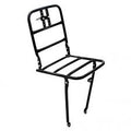 Frontgepäckträger 24 mattschwarzes Aluminium