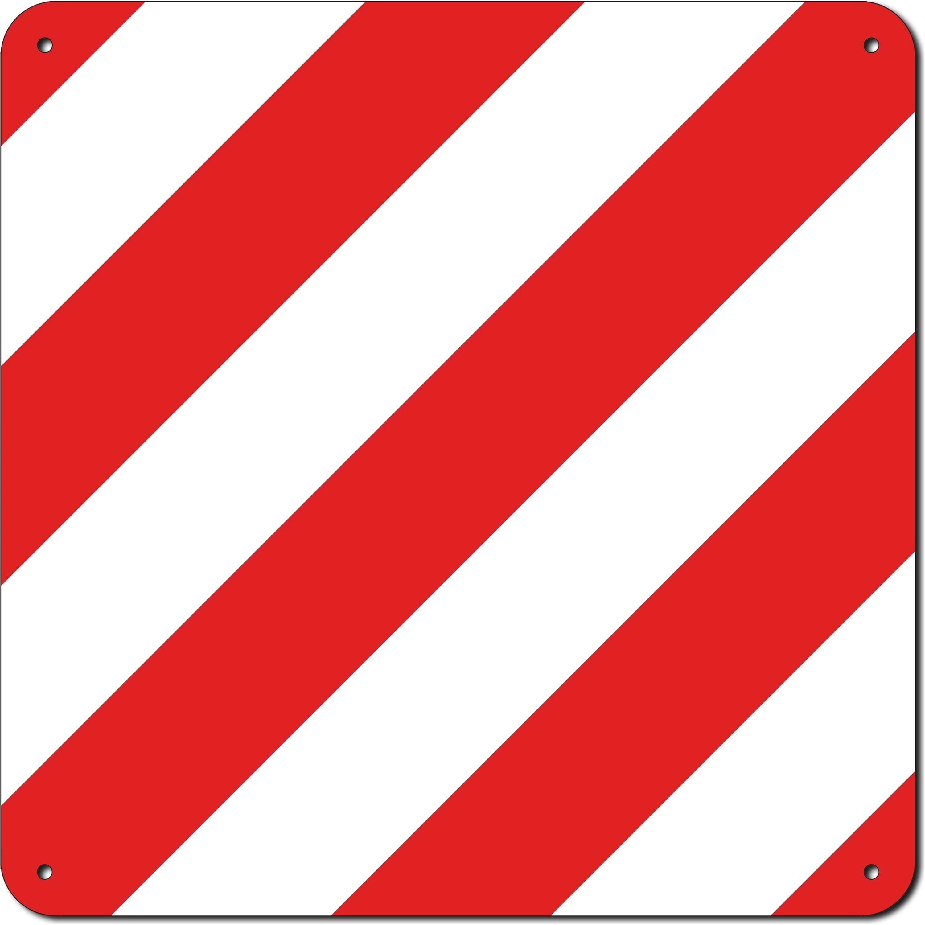 Ds hoesd star waarschuwingsbord 50x50