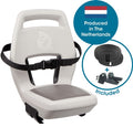 Qibbel achterzitje junior pebble grey q365