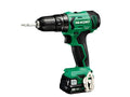 Hikoki slagschroevendraaier 12v dv12da wfz 38nm 2x2,5ah geval