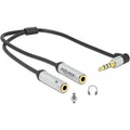 DeLOCK DeLOCK 1x 3,5 mm 4-Pin Stereo Jack (male) > 2x 3.5 mm 3-P
