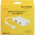 DeLOCK Adapter Mini DisplayPoort naar VGA HDMI DVI