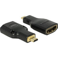 DeLOCK Micro-HDMI-D-Stecker mit HDMI-A-Buchse-Adapter