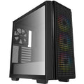 Deepcool cg540 midi tower behuizing (zwart | 2x usb-a | window)