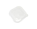Deksel vierkant pet voor saladebak 170x 170mm (25 stuks)