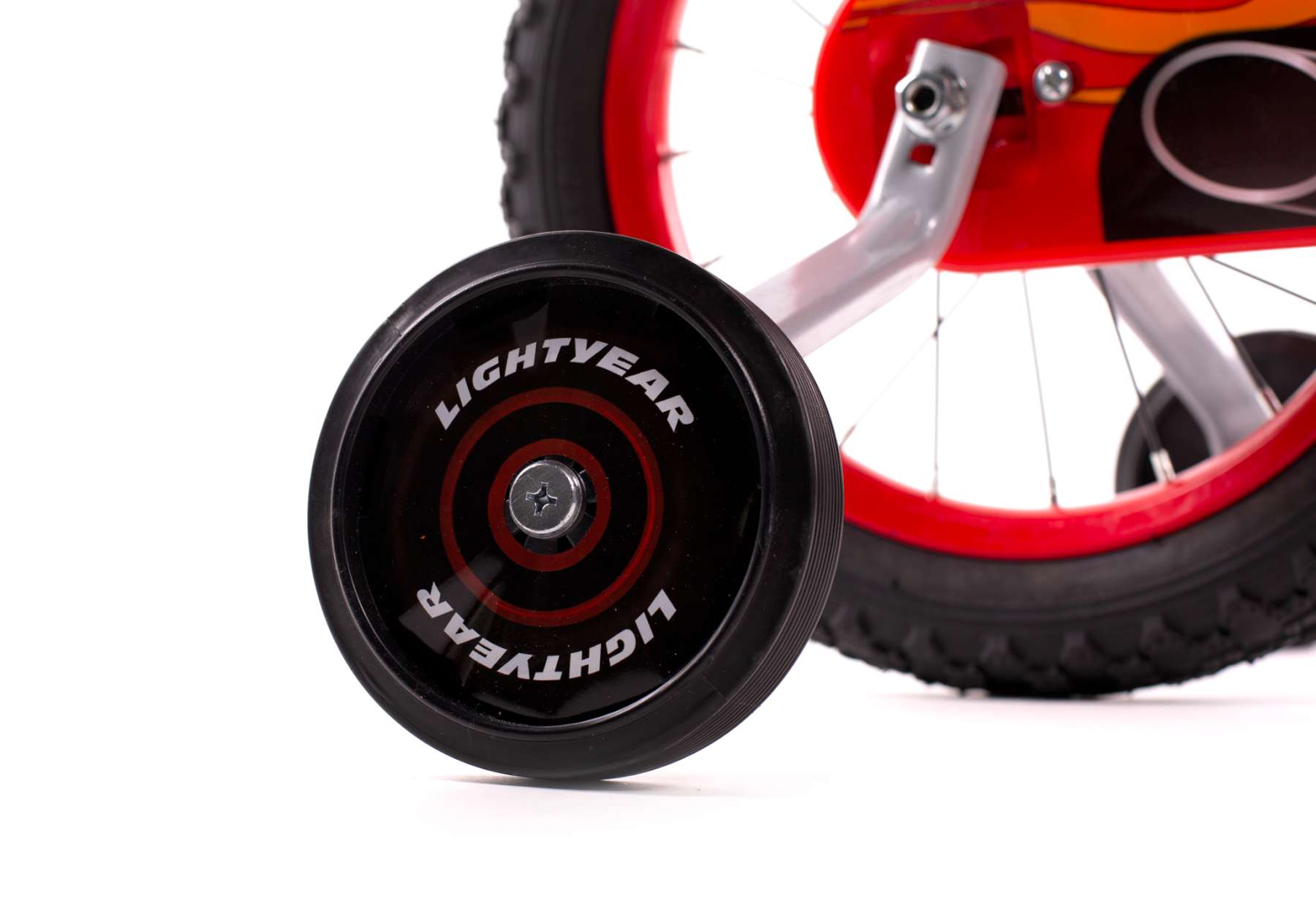Disney autos disney cars kinderfiets - jongens - 14 inch - rood - twee handremmen