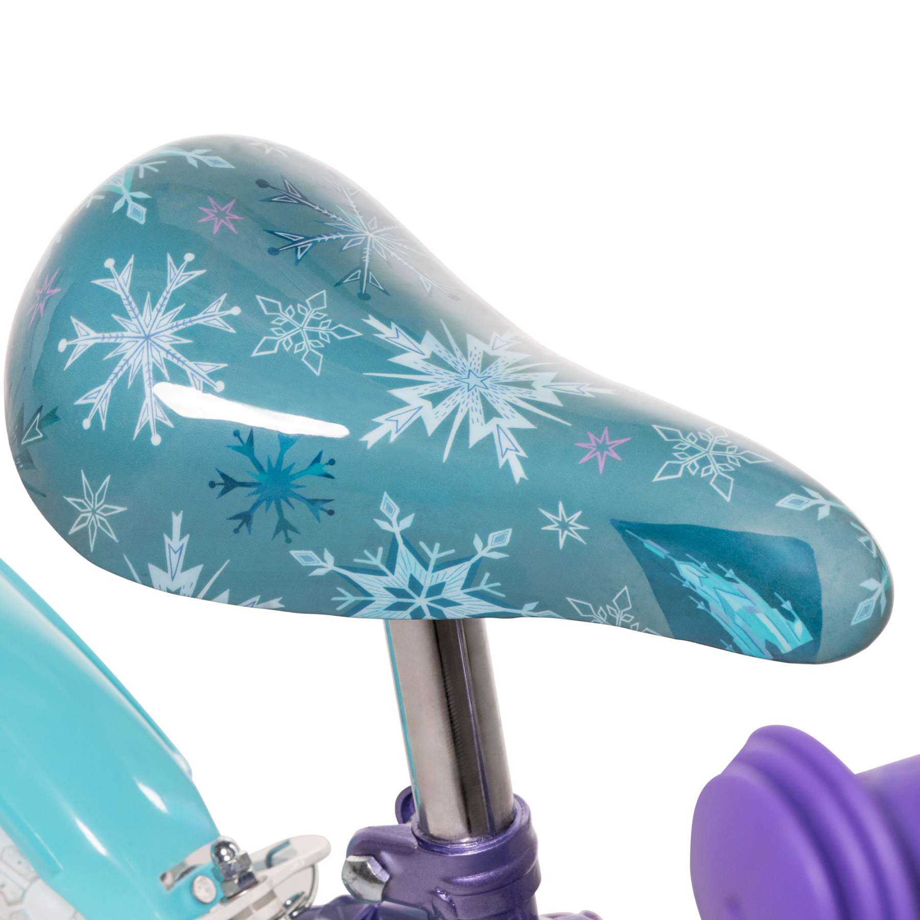 Disney die eiskönigin disney frozen 2 kinderfiets - meisjes - 12 inch - blauw paars - twee handremmen