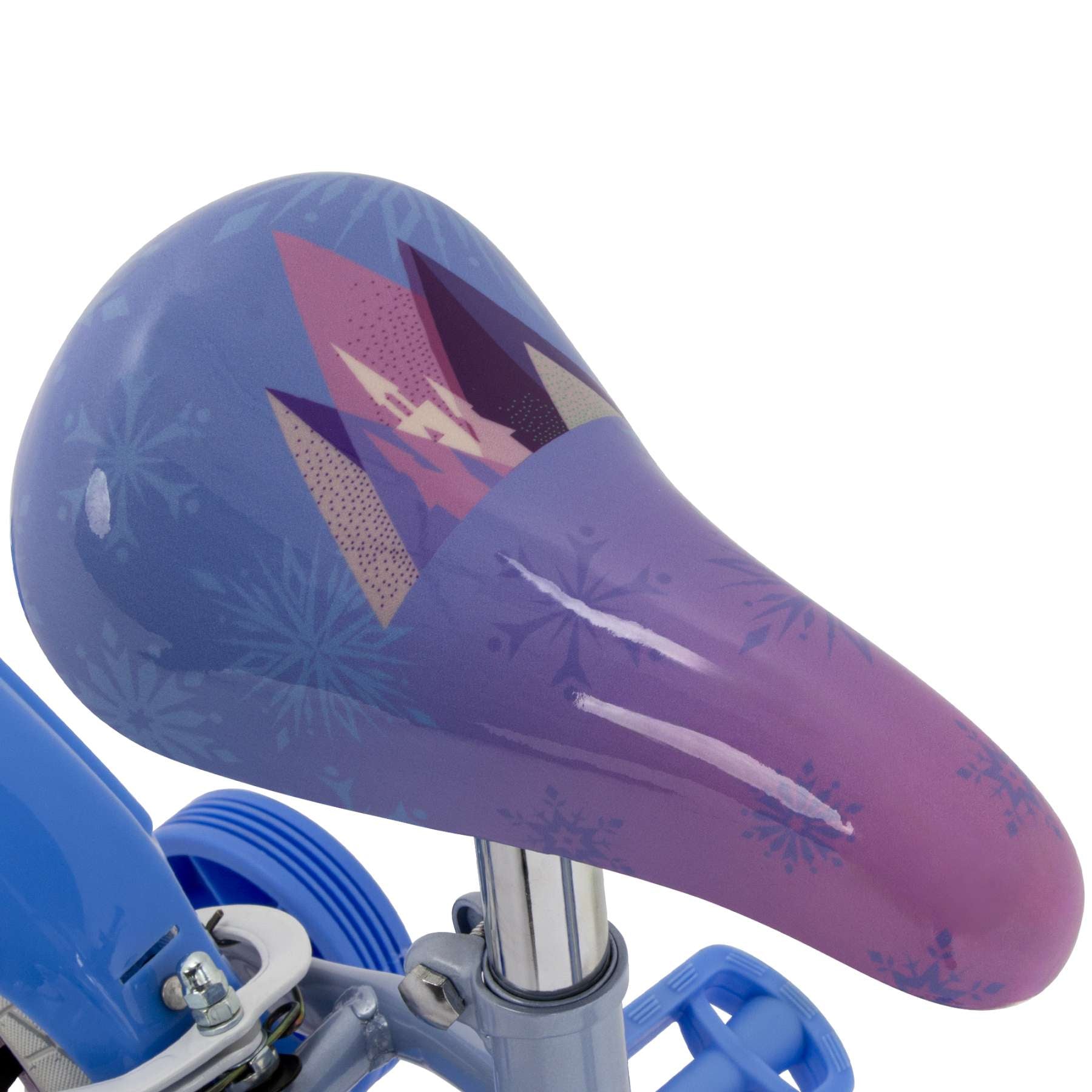 Disney die eiskönigin disney frozen 2 kinderfiets - meisjes - 14 inch - blauw paars - twee handremmen