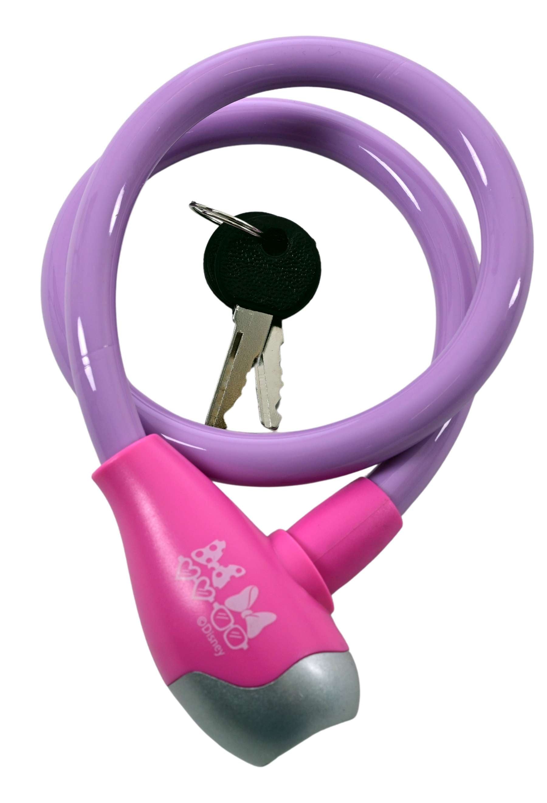 Minnie Mouse Kabelschloss lila pink