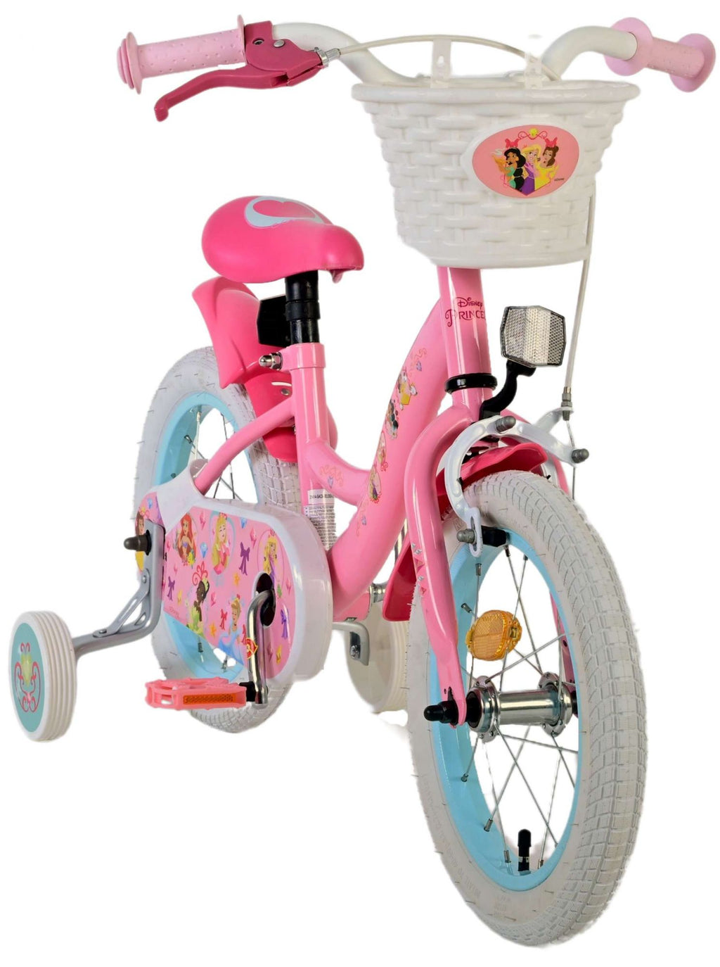 Disney Princess Kinderfahrrad – Mädchen – 14 Zoll – Rosa