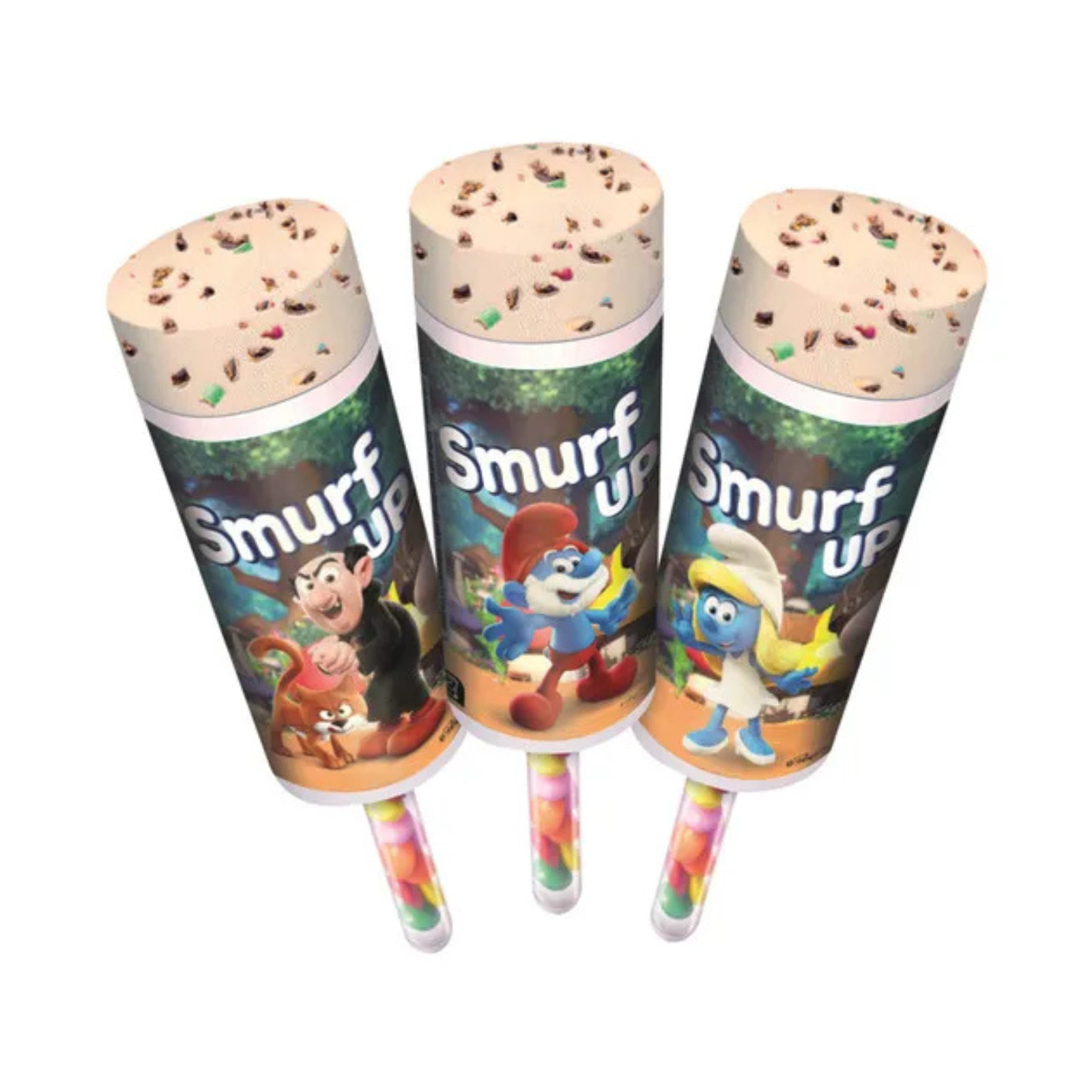 Domini smurfen pushup ijsje (24x80 ml)