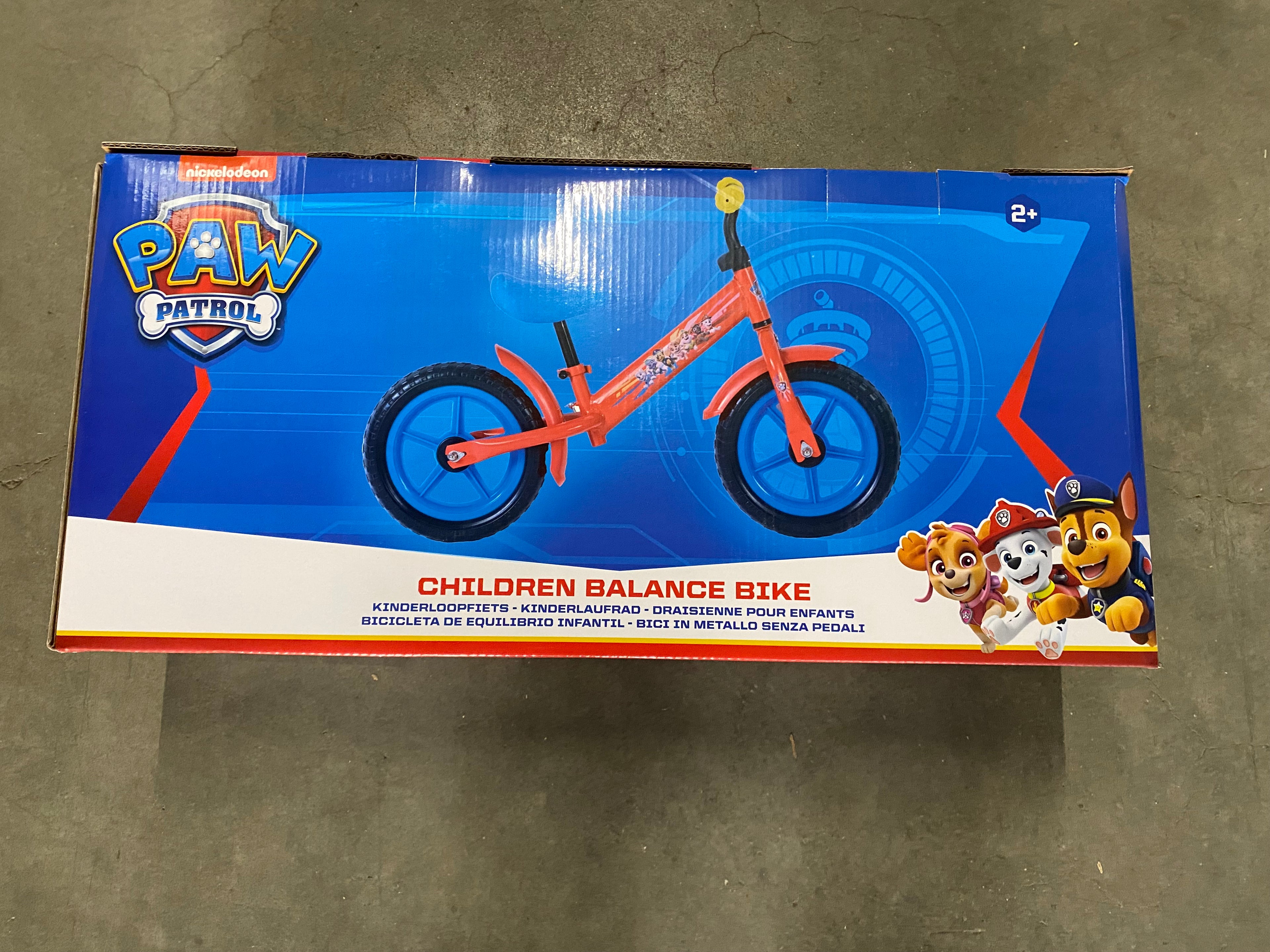 Paw patrol loopfiets metaal