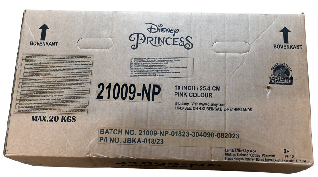 Princess 10 Inch 20 cm Meisjes Doortrapper Roze