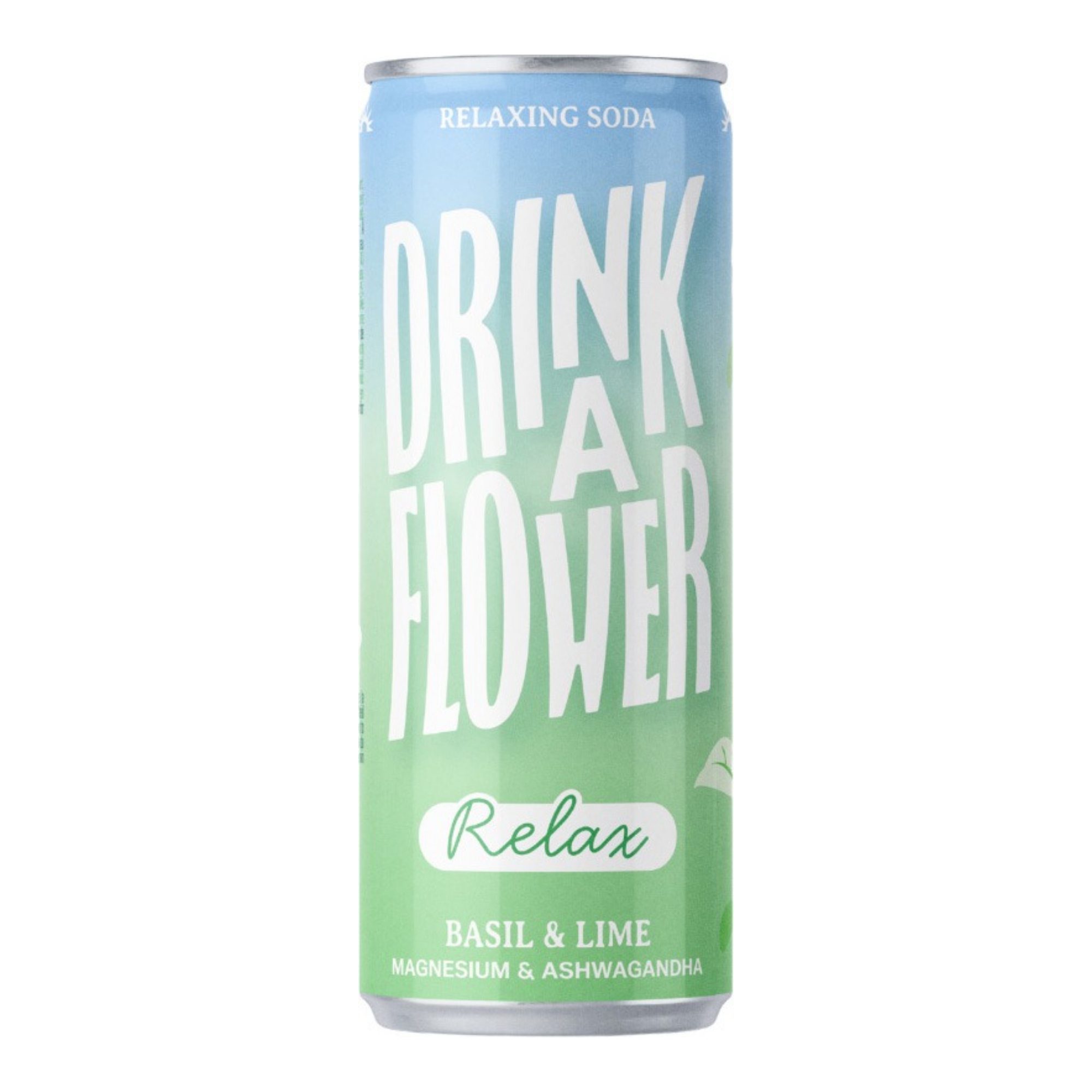 Drink a flower relax basil lime blik (12x 250 ml)
