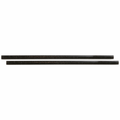 Drinkrietje zwart cellulose 24 cm (100 stuks)
