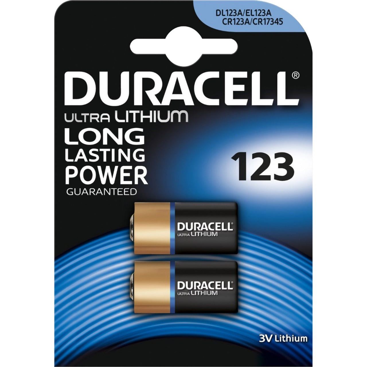 Batterij duracell high power 123 2 stuks