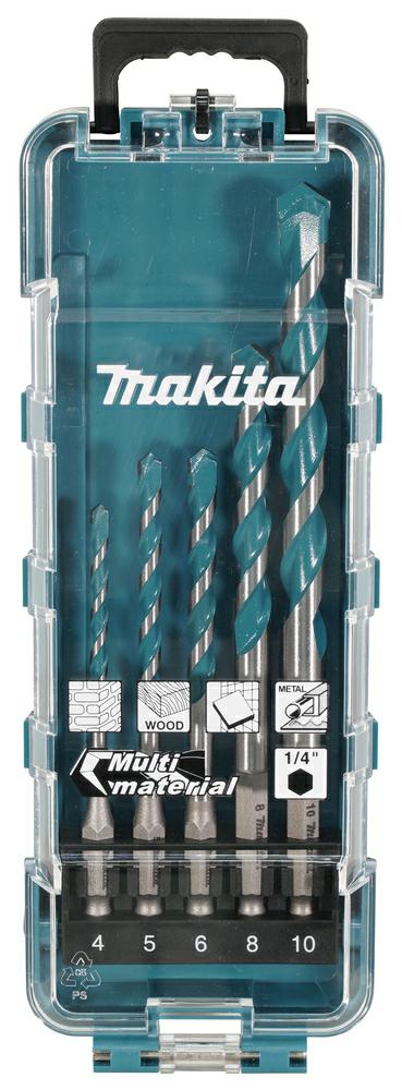 Makita universele boorset 1 4 hex 5szt.