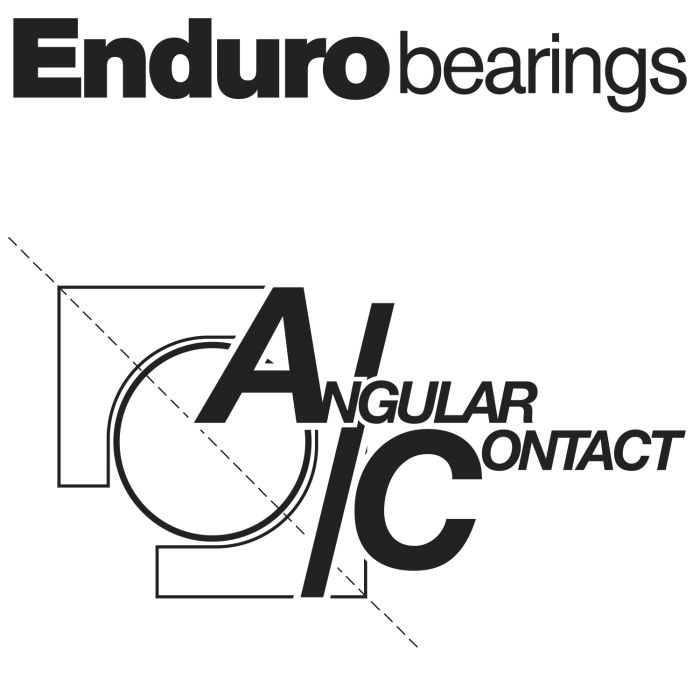 Enduro bearings 71903 llb a5 - abec 5 (angular contact) - 17x30x7