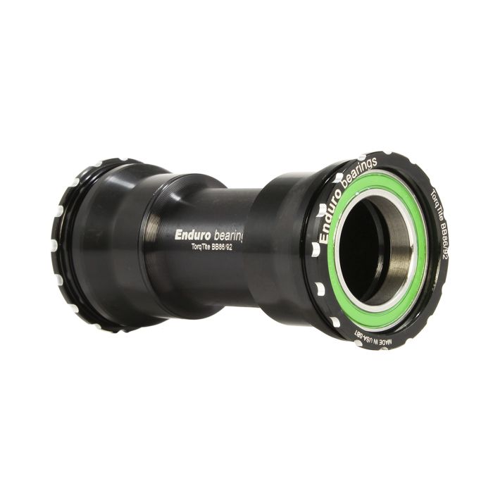 Enduro bearings torqtite bottom bracket - bb386 to 24mm - xd-15 pro - black