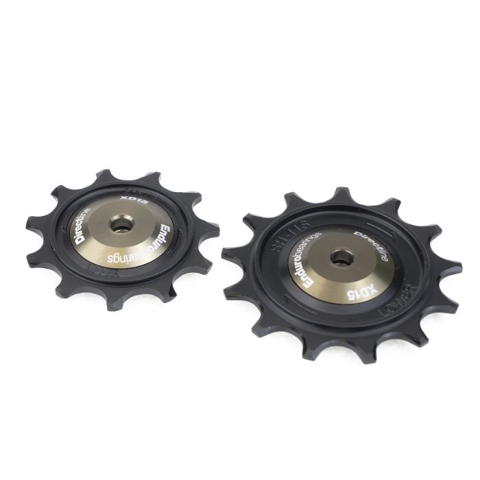 Enduro bearings jockey wheel set directline xd-15 - shimano grx - 11 speed - graphite