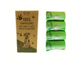 Eco green living composteerbare hondenpoepzakjes - 4 x 15 stuks