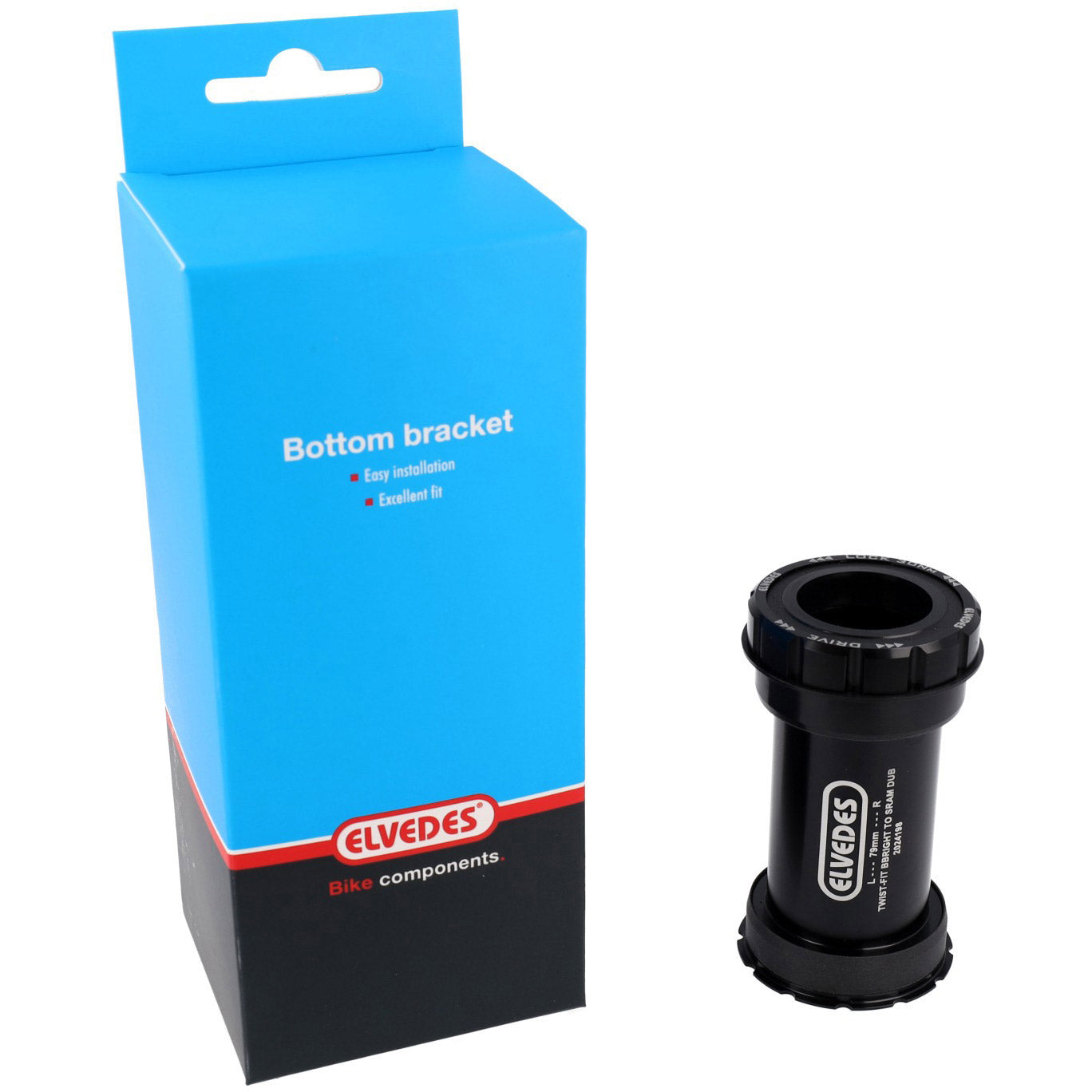 Elvedes Tretlager-Drehpassung BB rechts auf SRAM DUB