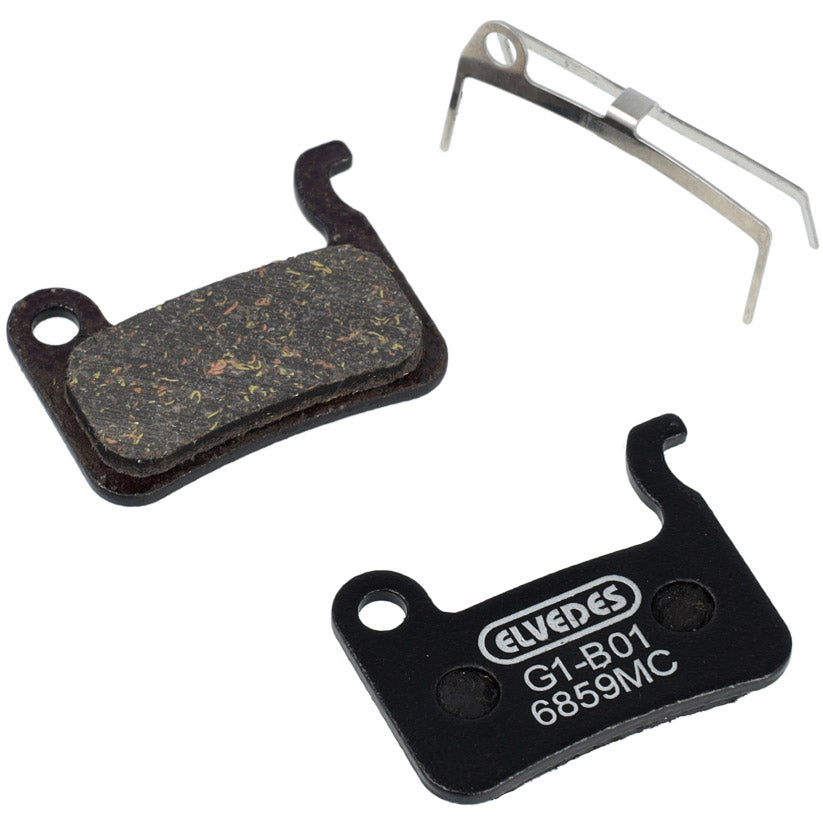 Elvedes Scheibenbremsbelagsatz - Shimano - Carbon Metallic Compound (halbmetallische Beläge) - 10 Paar