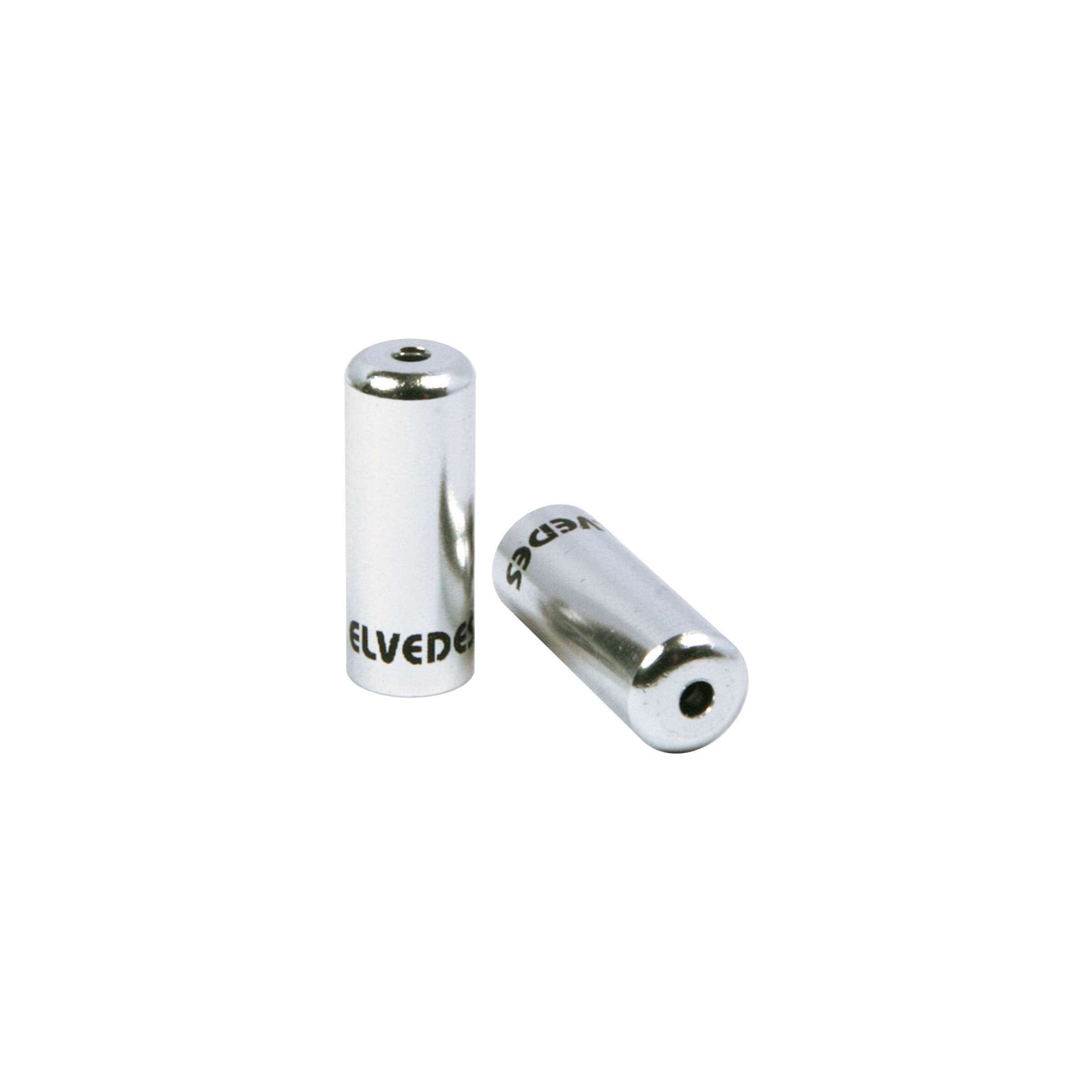 Elvedes Kabelhülse 4,2 mm Dichtung Aluminium Silber (50 Stück)